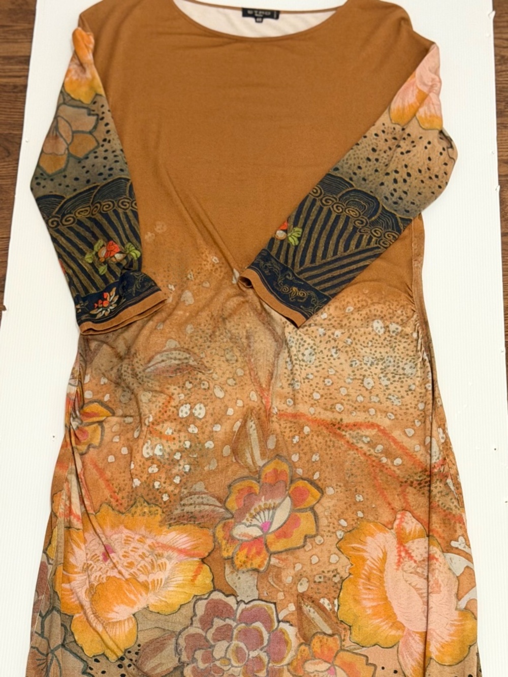 Etro Long Sleeve Dress. Size 48